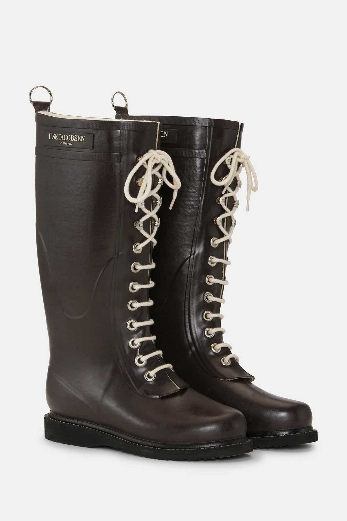 Ilse jacobsen lace up rubber boots on sale